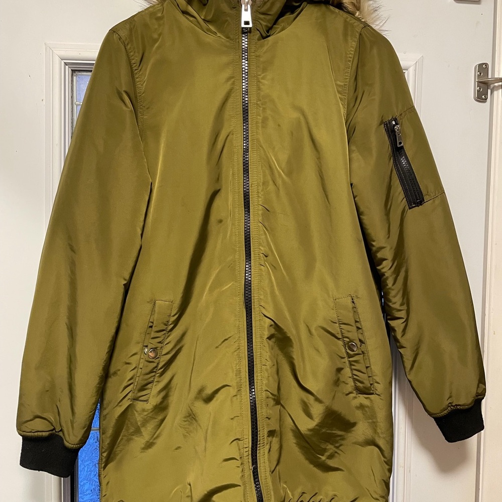Vero Moda Olive Green Quilted Jacket